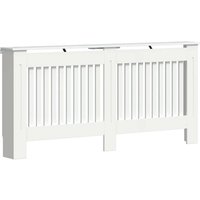 Radiator Cover High Gloss White 172 x 19 x 81.5 cm vidaXL