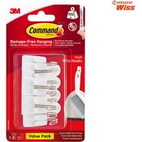 White Wire Hooks Value Pack (pack 9) - Com170679vp White Wire Hooks Value Pack (pack 9) - Com170679vp