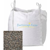 White/Coral Pebbles - 16-32mm - Premium Aggregate Bulk Bag - 850 kilos