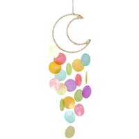 Tlily - Wind Chime Outdoor Beach Gift Indoor Outdoor Home Moving Garden Decoration-Multicolor