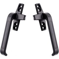 Odipie - Window handles, left and right handles, aluminum alloy casement door and window locks, sliding window handles, pair black