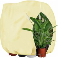 Hoopzi - Winter Plant Protection Garden Fleece 180 x 120 cm 70GSM Plant co.ukost Protection Cover Plant Fleece Bag Large for Winter Plants with