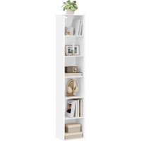 Woltu - bookcases Book Shelf Cube Storage Units Wood Storage Shelves for Bedroom White 158.5 cm