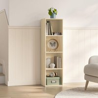 Woltu - bookcases Book Shelf Cube Storage Units Wood Storage Shelves for Bedroom Oak 106 cm