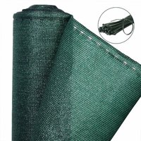 Privacy Garden Screen Fence Cover Net Panel Balcony uv Protection Shade Green 1.2x6m - Green - Woltu