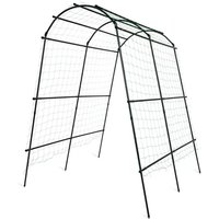 Gardenskill - xl Grow Tunnel Trellis and Rose Arch Support Frame for Climbing Plants, Flowers and Crops 180x230cm