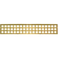 Zest - 3 x Country Square Wooden Trellis 1.83m x 0.3m 1ft Garden Screen Support
