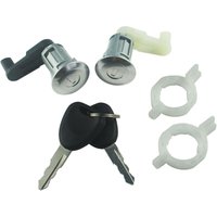 Tinor - Zinc Alloy Door Lock Cylinder Kit 7701468981 for Re-naul Megane Scenic Clio Thalia 7701468982 (2 Cylinders + 2 Keys)