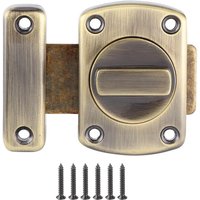 Groofoo - Zinc Alloy Sliding Door Lock Latch Bolt Buckle for Cabinet Closet Cupboard AccessoryBolt Lock l Size Bronze