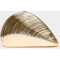 Sorley Shell Shaped Clutch Bag In Gold, Women's Size UK 0