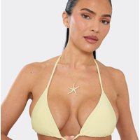 Diamante Starfish Detail Necklace In Gold, Women's Size UK 0