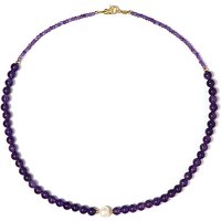 Amethyst-Silberhalskette Amethyst-Silberhalskette