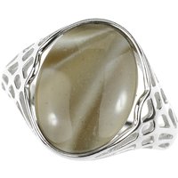 Heiligkreuz-Feuerstein-Silberring (dagen) Heiligkreuz-Feuerstein-Silberring (dagen)