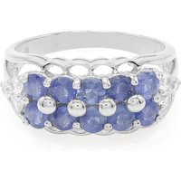 Kanchanaburi-Saphir-Silberring Kanchanaburi-Saphir-Silberring