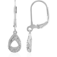 SI1 (G) Brillant-Silberohrringe (Annette) SI1 (G) Brillant-Silberohrringe (Annette)