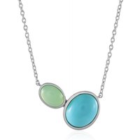 Edelstein-Silbercollier (KM by Juwelo) Edelstein-Silbercollier (KM by Juwelo)