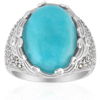 Amazonit-Silberring (Annette classic) Amazonit-Silberring (Annette classic)