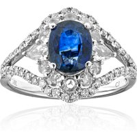 Blauer Ceylon-Saphir-Goldring (CIRARI) Blauer Ceylon-Saphir-Goldring (CIRARI)