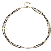 Edelstein-Silberhalskette (Riya) Edelstein-Silberhalskette (Riya)