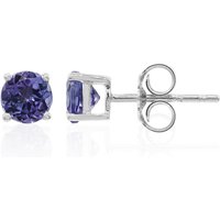 AAA-Tansanit-Goldohrringe AAA-Tansanit-Goldohrringe