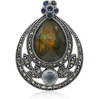 Labradorit-Silberanhänger (Annette classic) Labradorit-Silberanhänger (Annette classic)