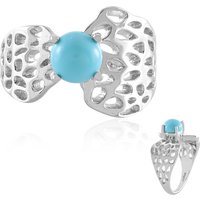 Sleeping Beauty-Türkis-Silberring Sleeping Beauty-Türkis-Silberring