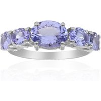 Tansanit-Silberring Tansanit-Silberring