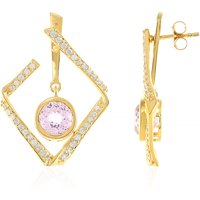 Kunzit-Silberohrringe Kunzit-Silberohrringe