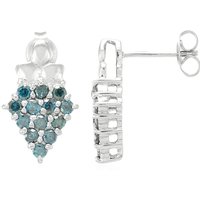 Fancy-Brillant-Silberohrringe Fancy-Brillant-Silberohrringe