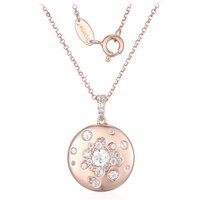 Weißer Topas-Silberhalskette (Adela Silber) Weißer Topas-Silberhalskette (Adela Silber)