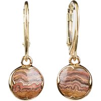 Lace-Achat-Silberohrringe Lace-Achat-Silberohrringe