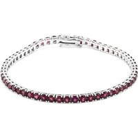 Rhodolith-Silberarmband Rhodolith-Silberarmband