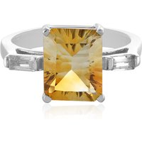 Mehrfarbiger Citrin-Silberring Mehrfarbiger Citrin-Silberring