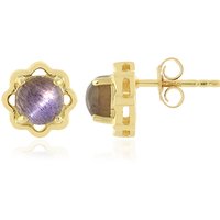 Sonnenstein-Katzenauge-Silberohrringe Sonnenstein-Katzenauge-Silberohrringe