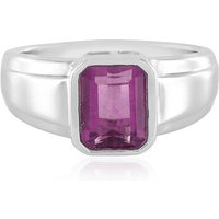 Pinkfarbener Fluorit-Silberring (KM by Juwelo) Pinkfarbener Fluorit-Silberring (KM by Juwelo)