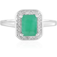 Socoto-Smaragd-Silberring Socoto-Smaragd-Silberring