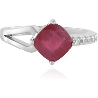 Madagaskar-Rubin-Silberring Madagaskar-Rubin-Silberring