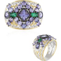Tansanit-Silberring (Gems en Vogue) Tansanit-Silberring (Gems en Vogue)