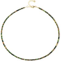 Turmalin-Silberhalskette Turmalin-Silberhalskette