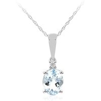 AAA-Brasilianischer Aquamarin-Goldhalskette AAA-Brasilianischer Aquamarin-Goldhalskette