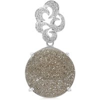 Platin-Glitzer-Quarz-SilberanhÀnger Platin-Glitzer-Quarz-SilberanhÀnger