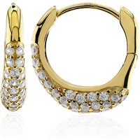 Zirkon-Silberohrringe Zirkon-Silberohrringe