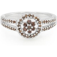 Fancy-Diamant-Silberring Fancy-Diamant-Silberring