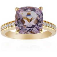 Bolivianischer Amethyst-Silberring Bolivianischer Amethyst-Silberring