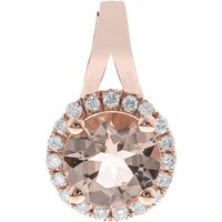 AAA-Morganit-Goldanhänger AAA-Morganit-Goldanhänger