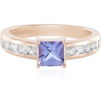 Tansanit-Silberring Tansanit-Silberring