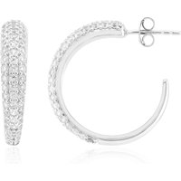 Zirkon-Silberohrringe Zirkon-Silberohrringe