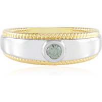 Himmelblauer I2 Brillant-Silberring Himmelblauer I2 Brillant-Silberring