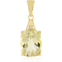 Limonen-Quarz-Silberanhänger Limonen-Quarz-Silberanhänger