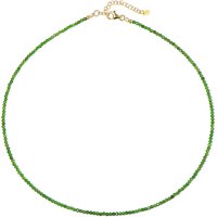 Russischer Diopsid-Silberhalskette Russischer Diopsid-Silberhalskette